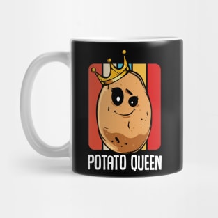 Potato Queen - Cute Kawaii Potatoes Vegetable Mug